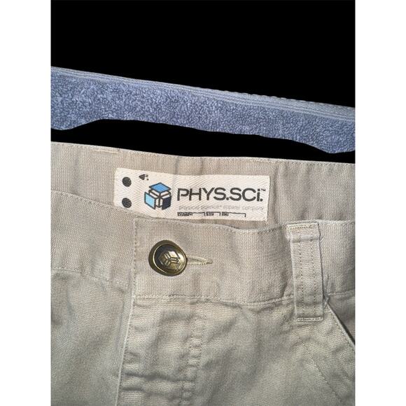 Vintage Phys Sci Carpenter khaki convertible Mens jeans 34x32 Baggy Y2K - Picture 3 of 9